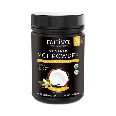 It’s alright if you haven’t; Nutiva Organic MCT Powder, Vanilla - Thrive Market