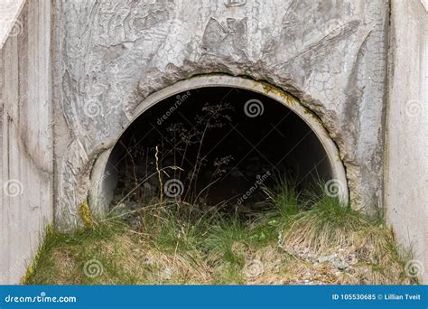 Austefjorden In Volda Noorwegen April 19 2017 De Tunnels Zijn