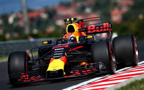Download Wallpapers 4k Max Verstappen 2017 Raceway Red Bull Racing