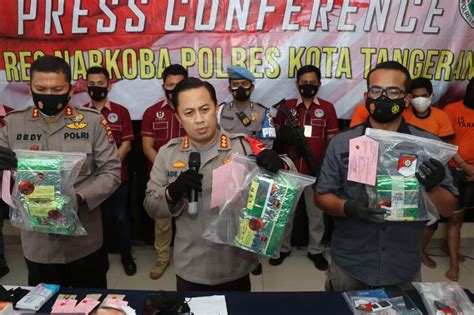 Polresta Tangerang Ungkap Sindikat Pengedar Narkoba Jenis Sabu Jaringan