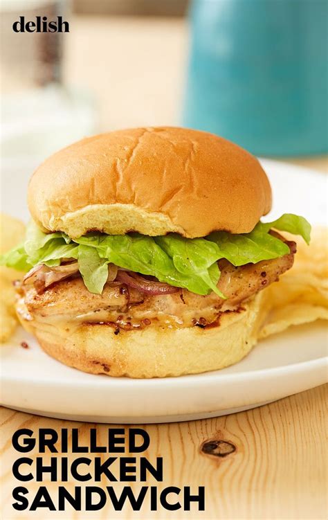 This Grilled Chicken Sandwich Is The Perfect Sandwich Recipe Grilled Chicken Sandwiches
