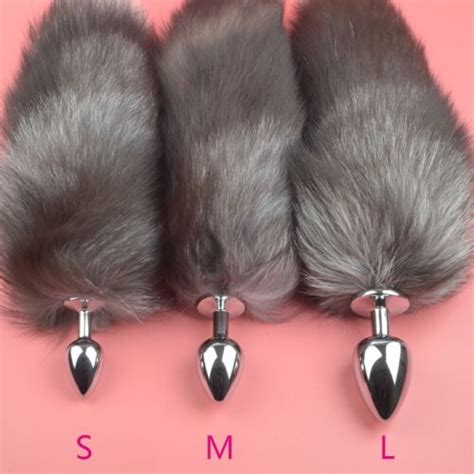 3 size fox tail butt plug anal plug cosplay game fantasy furry sex toy for women ebay