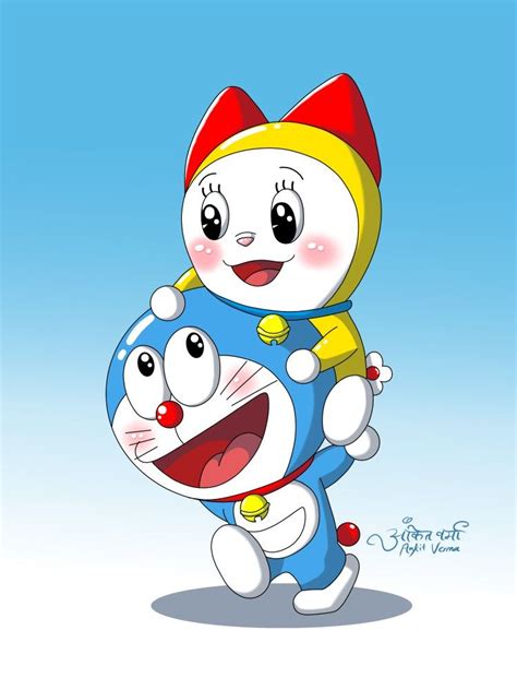 Yêu Thích Love Cute Doraemon And Dorami Chibi Nhí Nhảnh