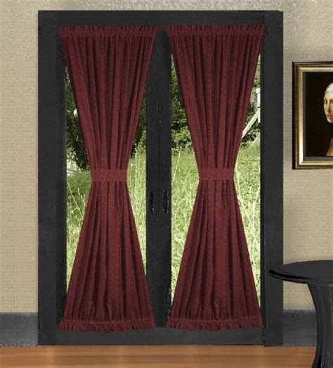 Get it as soon as fri, sep 11. ELEGANT AND SOLID BURGUNDY WINE COLOR FRENCH DOOR CURTAINS