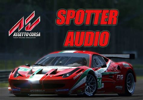 Assetto Corsa Spotter Audio YouTube