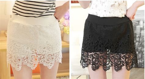 Lace Skirt Package Hip On Luulla