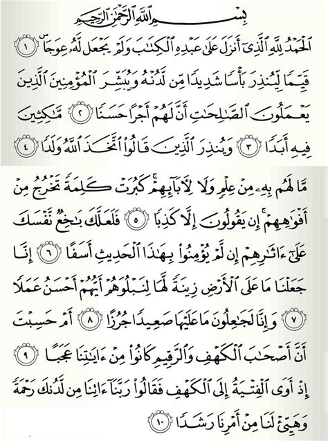 Bacaan Surah Al Kahfi 1 10 Latin Dan Artinya Iluvtari