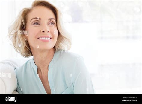 Mature Woman Portrait Candid Hi Res Stock Photography And Images Alamy