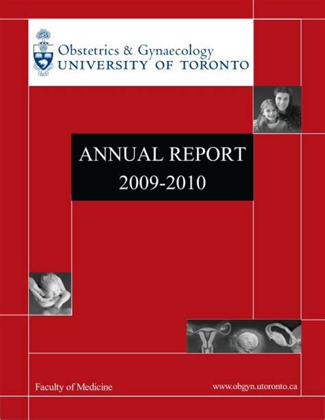 Annual Report 2009 2010 University Of Toronto Department Of