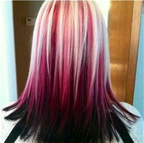 Black hair is the darkest and most common of all human hair colors globally, due to larger populations with this dominant trait. Red White Hair - Hairstyles and Beauty Tips by Natalie261 ...