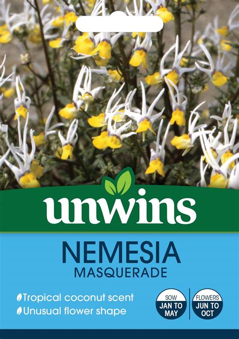 Nemesia Masquerade Flower Seeds Unwins Jacksons Nurseries