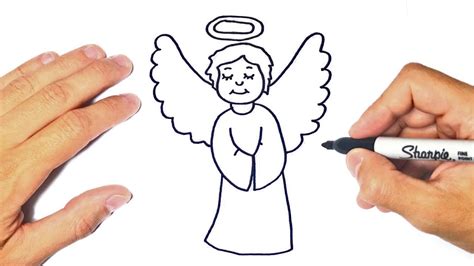 Cómo Dibujar Un ángel Paso A Paso Dibujos Faciles