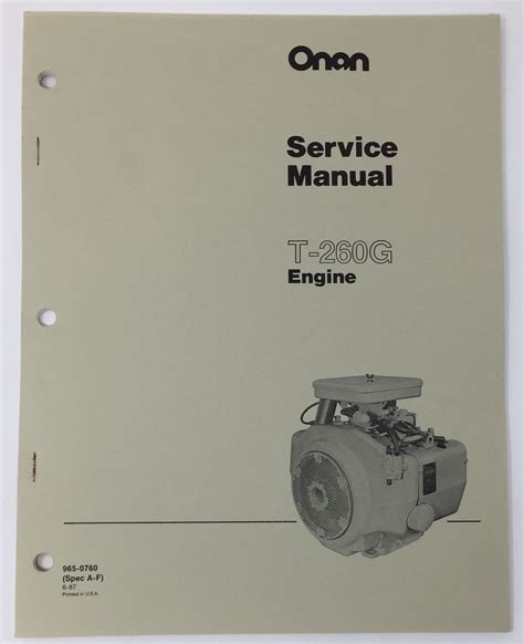 Onan Engines Service Manual