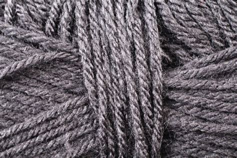 Gray Yarn Texture Close Up Stock Image Image Of Ball 101523151