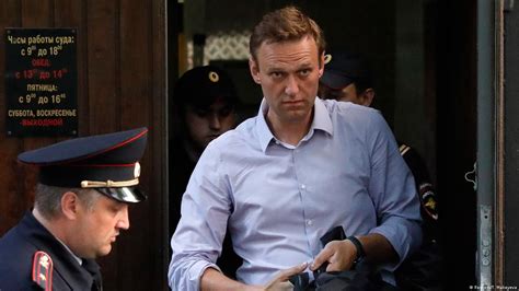 Político Opositor Ruso Alexéi Navalny Nuevamente Detenido Dw 25082018
