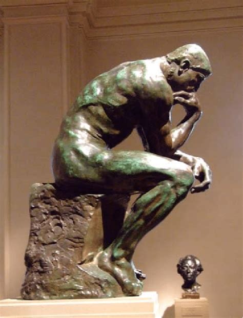 1 The Thinker The Famous Sculpture Of Auguste Rodin French Artist