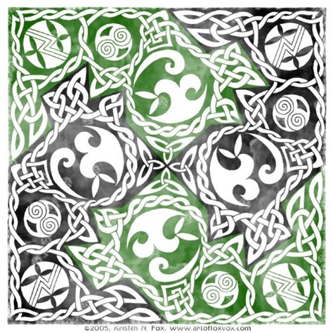 Celtic Knotwork Puzzle Square By Foxvox On Deviantart