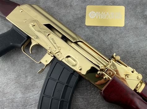 Black Rose Firearms Century Arms 24k Gold Plated Vska 762x39 Ak47