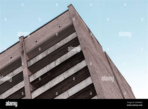 Abstract Urban Architecture Fragment Corner Of Brick Walls With