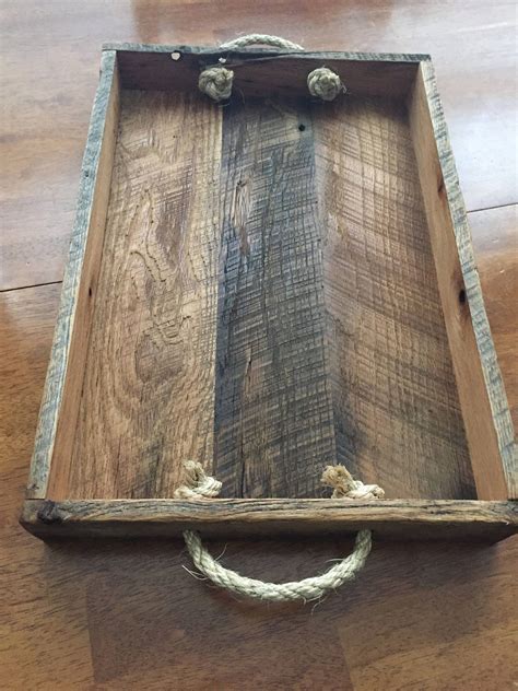 Reclaimed Barn Wood Serving Tray By Woodregenerated On Etsy