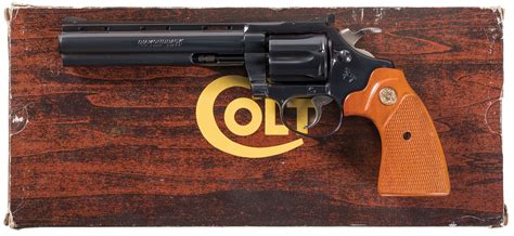 Colt Diamondback 22 Lr Double Action Revolver With Box Rock Island