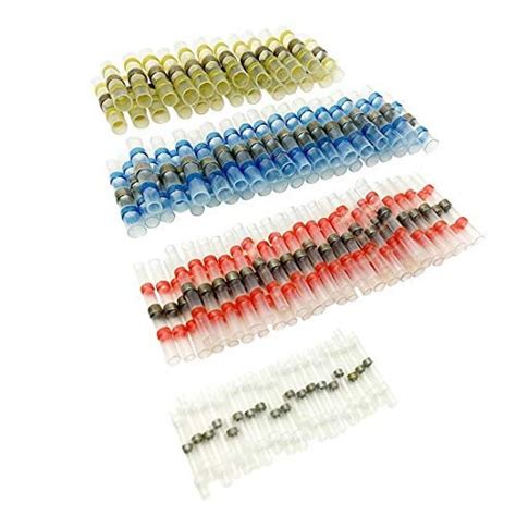 50pcs Solder Seal Wire Connector Sopoby Solder Seal Heat Shrink Butt
