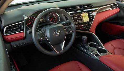 2018 Toyota Camry XSE interior detail 01 - Motor Trend en Español