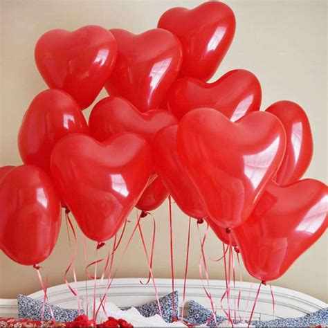 10pcs 12 Latex Love Heart Shape Balloons Wedding Party Decoration