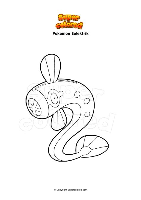 Coloring Page Pokemon Toxtricity Supercolored