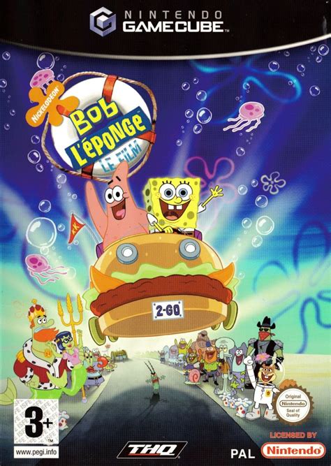 Spongebob Squarepants The Movie Boxarts For Nintendo Gamecube The
