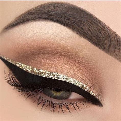 Glitter Eyeliner Gold Eyeliner Glitter Eye Makeup Eye Makeup