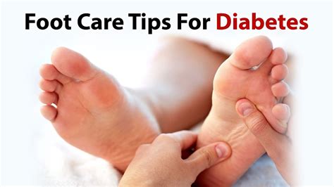 Foot Care Tips For Diabetic Patient Youtube