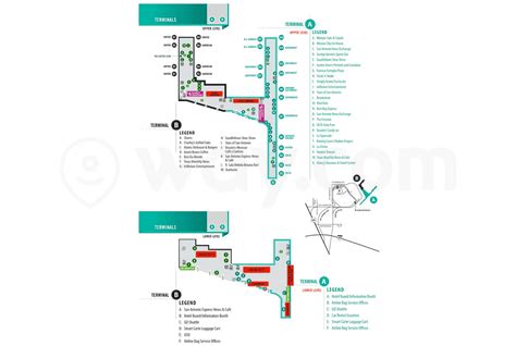 San Antonio International Airport Map Sat Airport Map