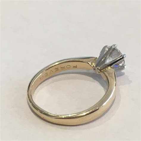 gia certified 14 karat yellow gold diamond solitaire engagement ring for sale at 1stdibs