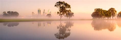 Michael Willis Photography Misty Sunrise By The Swan River