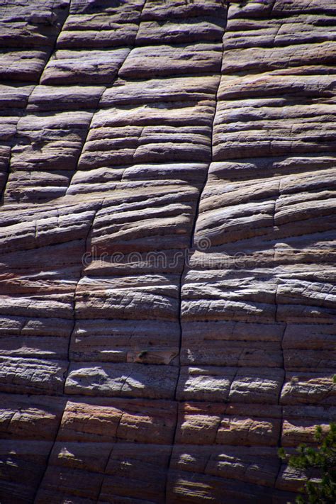 Checkerboard Pattern Of Cross Current Sandstone Layers Stock Image