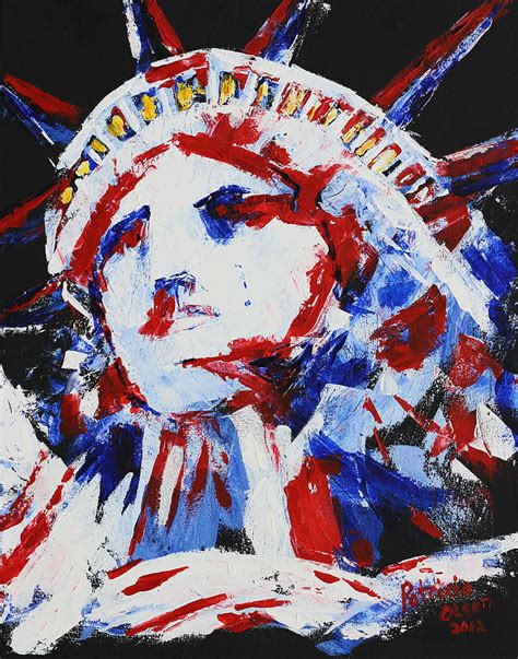 Lady Liberty Painting By Patricia Olson Fine Art America