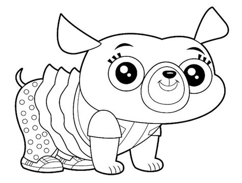 Cute Chip Coloring Page Chip And Potato Coloring Pages Printable