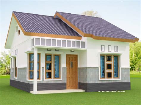 Atapnya di desain flat atau datar, dengan halaman rumah yang dihiasi taman minimalis yang indah. Ide Desain Rumah 2 Lantai Harga 150 Juta