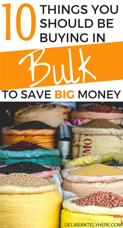10 Things You Should Always Buy In Bulk To Save Money Save Money On