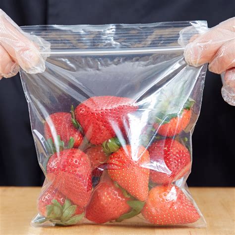 Plastic Food Bag 6 X 6 Seal Top 1000box