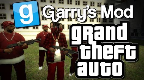Garrys Mod Grand Theft Auto Gang War Gta Gmod Youtube