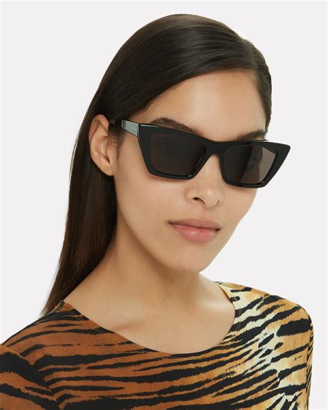 Saint Laurent Mica Cat Eye Sunglasses Intermix®