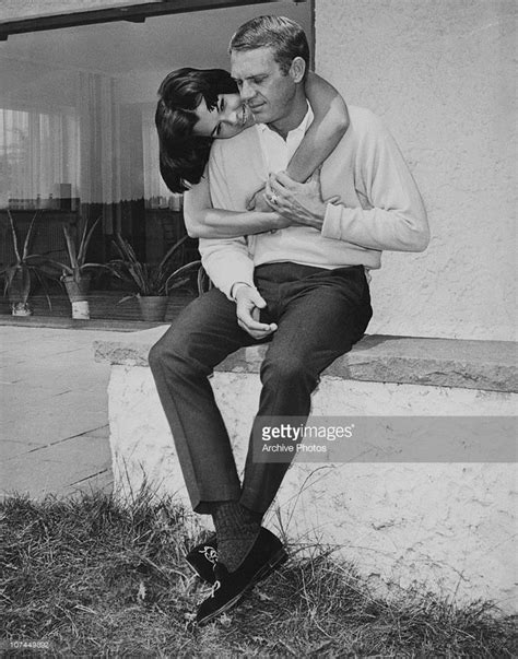 American Actor Steve Mcqueen Receives An Embrace From His First Wife