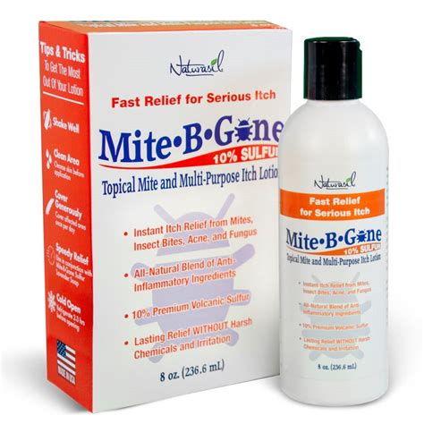 Buy Mite B Gone 10 Sulfur Lotion 8oz Itch Relief From Mites Insect