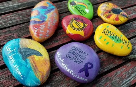 Kindness Rocks That I Painted For My Kindness Rock Group From Winterset