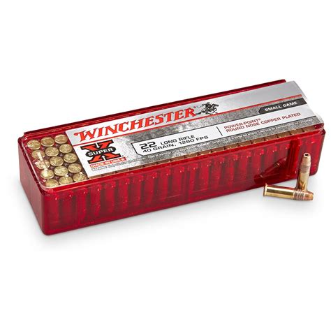 Winchester Super X 22lr 40 Grain Power Point Ammo 100 Rounds 142806
