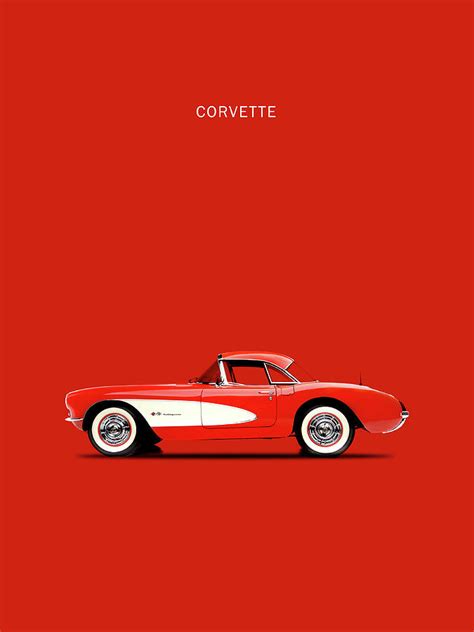 Corvette 57 Photograph By Mark Rogan Pixels Merch