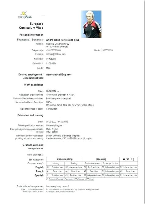 In fact, the english instructions file. Awesome Europass Cv Template English Word Ideas di 2020 ...