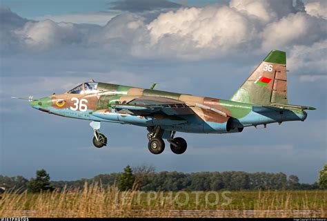 36 Sukhoi Su 25 Frogfoot Belarus Air Force Sots Aliaksandr